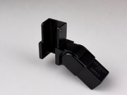 90 Degree Vertical Adjustable for Downstairs Application - Left hand - Matt Black